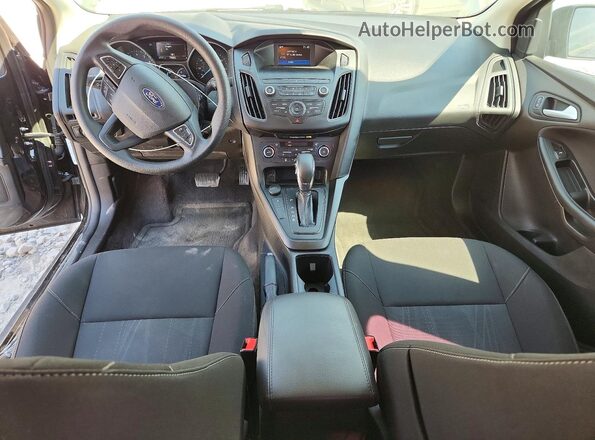 1FADP3FE4JL321871 2018 FORD FOCUS Черный Вид панели приборов