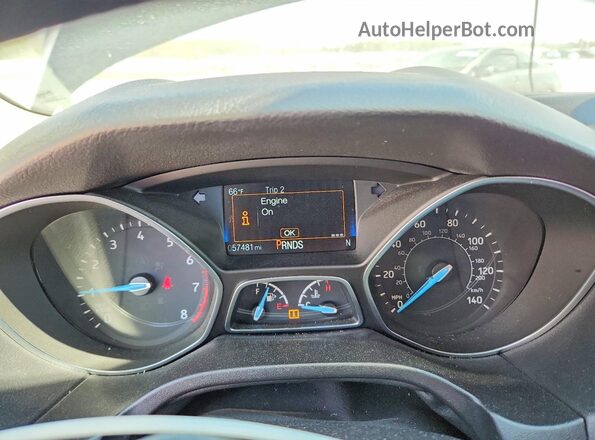 1FADP3FE4JL321871 2018 FORD FOCUS Черный Вид щитка приборов
