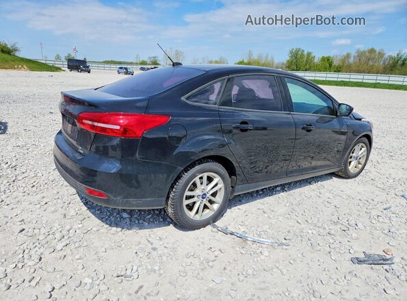 1FADP3FE4JL321871 2018 FORD FOCUS Черный Задняя правая четверть
