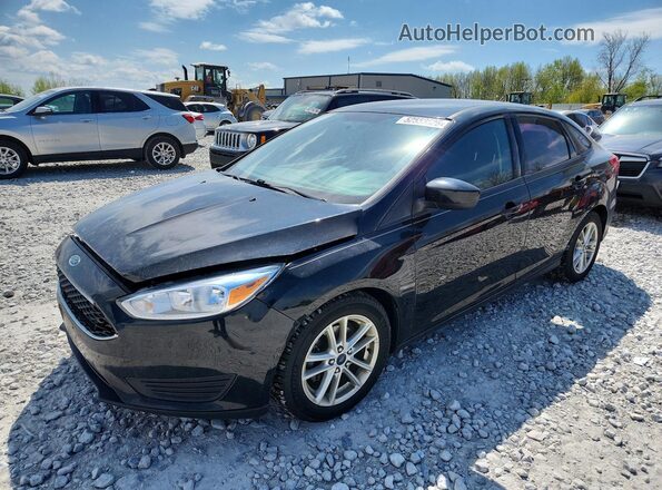 1FADP3FE4JL321871 2018 FORD FOCUS Черный Передняя левая четверть