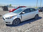 2018 Ford Focus Se Silver vin: 1FADP3FE5JL210181