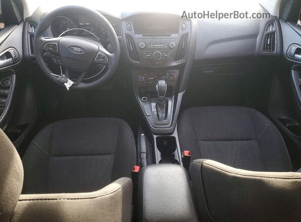 1FADP3FE6HL308128 2017 FORD FOCUS Серебряный Вид панели приборов