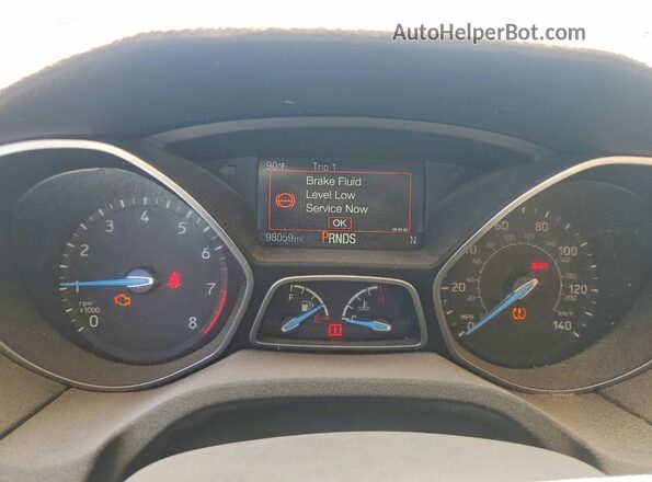 1FADP3FE8JL287840 2018 FORD FOCUS Gray Vista del cuadro de instrumentos