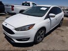 2017 Ford Focus Se White vin: 1FADP3FE9HL347456