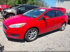 2017 Ford Focus Se Красный vin: 1FADP3FEXHL238083
