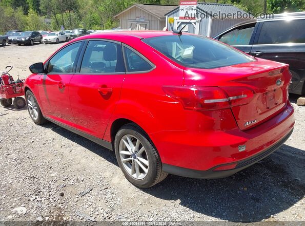 1FADP3FEXHL238083 2017 FORD FOCUS Красный Задняя левая четверть