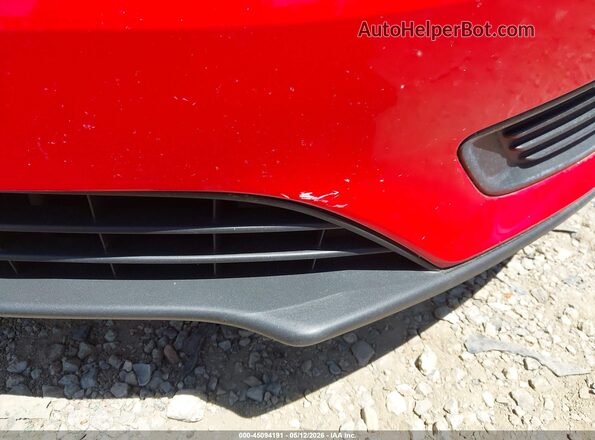 1FADP3FEXHL238083 2017 FORD FOCUS Красный Вид спереди