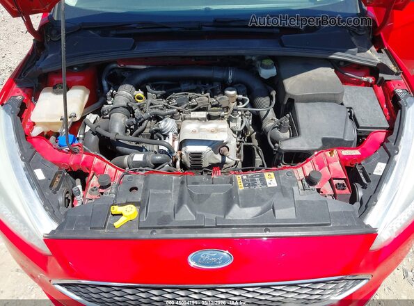1FADP3FEXHL238083 2017 FORD FOCUS Красный Вид сзади