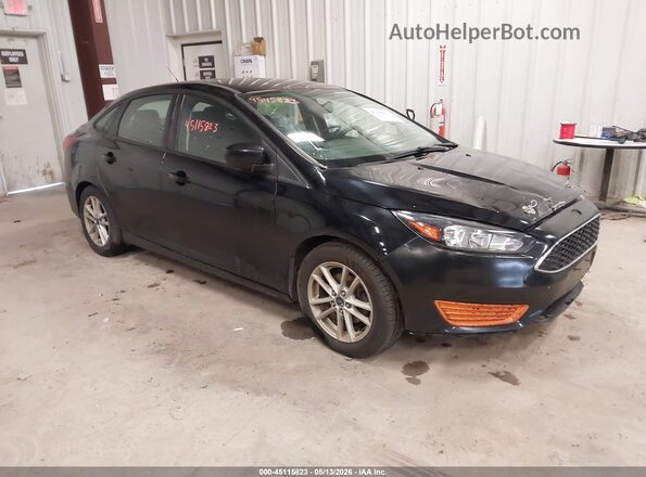 1FADP3FEXJL276466 2018 FORD FOCUS Черный Передняя правая четверть