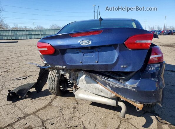 1FADP3H20HL242887 2017 FORD FOCUS Синий Вид сзади