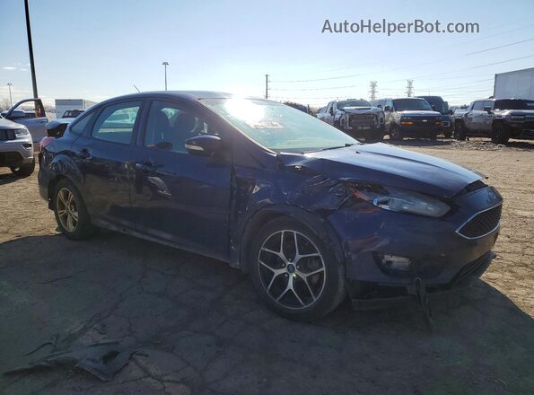 1FADP3H20HL242887 2017 FORD FOCUS Синий Передняя правая четверть