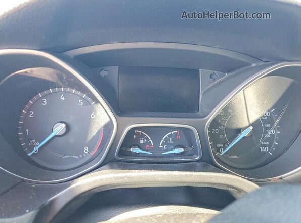 1FADP3H22JL217480 2018 FORD FOCUS White Вид щитка приладів