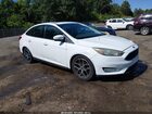 2017 Ford Focus Sel White vin: 1FADP3H23HL208202