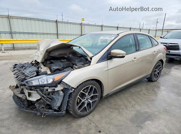 1FADP3H23JL259141 2018 FORD FOCUS Gold Vista tres cuartos delantera izquierda