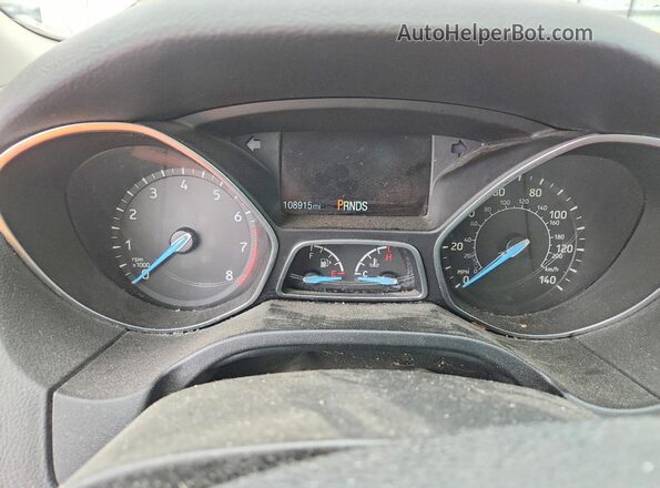 1FADP3H23JL259141 2018 FORD FOCUS Gold Vista del cuadro de instrumentos