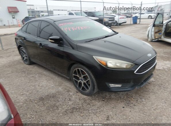 1FADP3H23JL312775 2018 FORD FOCUS Черный Передняя правая четверть