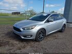 2017 Ford Focus Sel Серебряный vin: 1FADP3H24HL249809