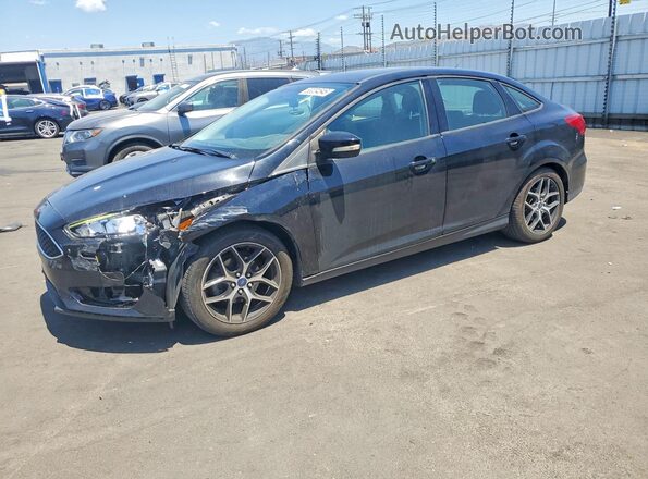 1FADP3H24JL221370 2018 FORD FOCUS Black Vista tres cuartos delantera izquierda