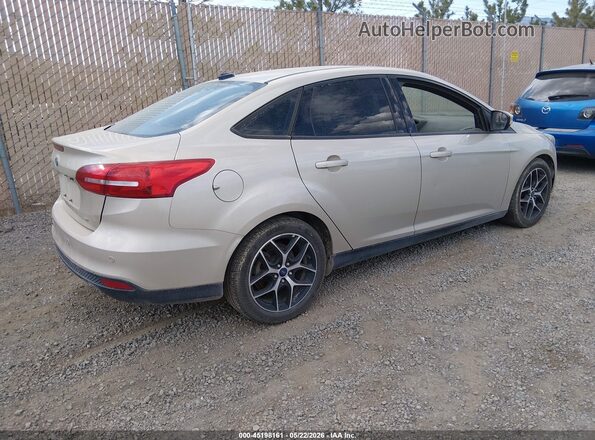 1FADP3H27HL277846 2017 FORD FOCUS Золотой Задняя правая четверть