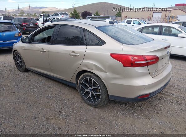 1FADP3H27HL277846 2017 FORD FOCUS Золотой Задняя левая четверть