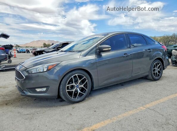 1FADP3H28HL314600 2017 FORD FOCUS Черный Передняя левая четверть