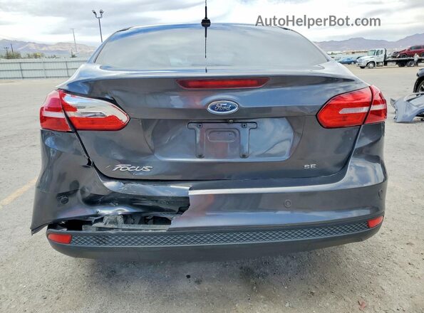 1FADP3H28HL314600 2017 FORD FOCUS Черный Вид сзади