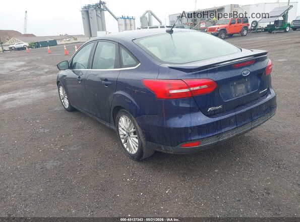 1FADP3J20HL202559 2017 FORD FOCUS Синий Задняя левая четверть