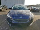 2017 Ford Focus Titanium Синий vin: 1FADP3J20HL235075