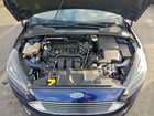 2017 Ford Focus Titanium Синий vin: 1FADP3J20HL235075