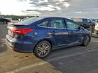 2017 Ford Focus Titanium Синий vin: 1FADP3J20HL235075