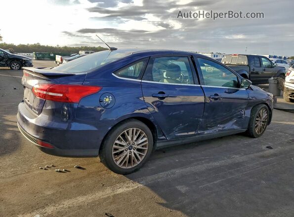 1FADP3J20HL235075 2017 FORD FOCUS Синий Задняя правая четверть