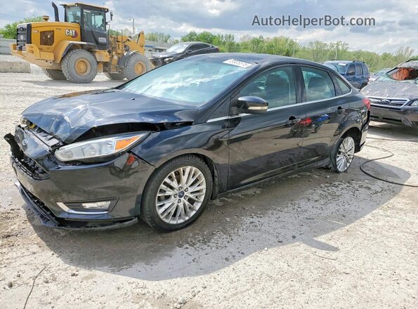 1FADP3J21JL310503 2018 FORD FOCUS Черный Передняя левая четверть