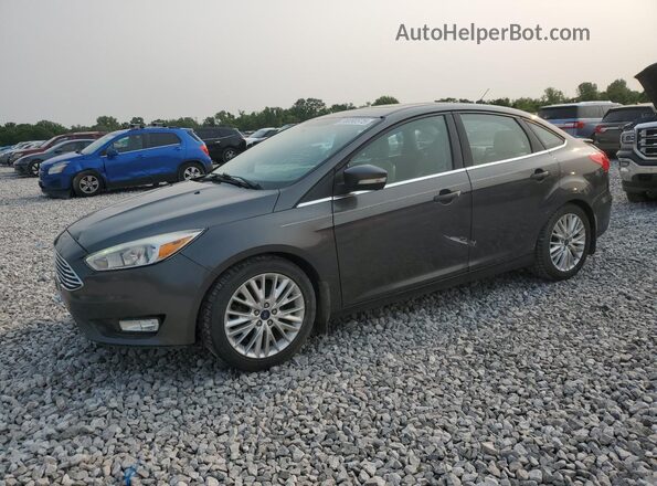 1FADP3J22JL280959 2018 FORD FOCUS Gray წინა მარცხენა ხედი სამი მეოთხედიდან