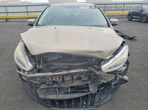 1FADP3J26HL287830 2017 FORD FOCUS Желто-коричневый Вид спереди