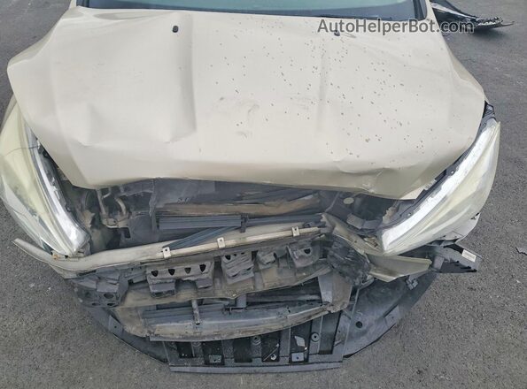 1FADP3J26HL287830 2017 FORD FOCUS Желто-коричневый Вид задней части салона