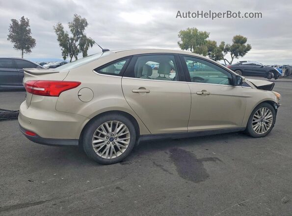 1FADP3J26HL287830 2017 FORD FOCUS Желто-коричневый Задняя правая четверть