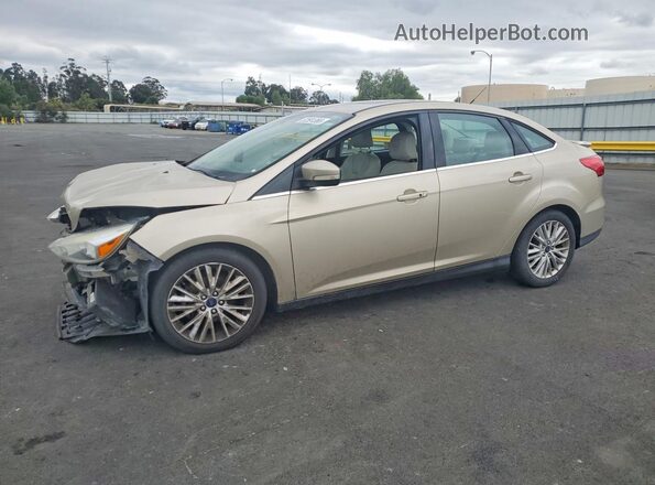 1FADP3J26HL287830 2017 FORD FOCUS Желто-коричневый Передняя левая четверть