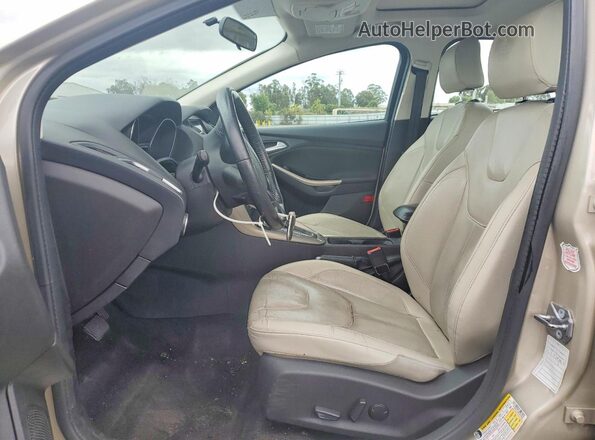 1FADP3J26HL287830 2017 FORD FOCUS Желто-коричневый Вид салона спереди