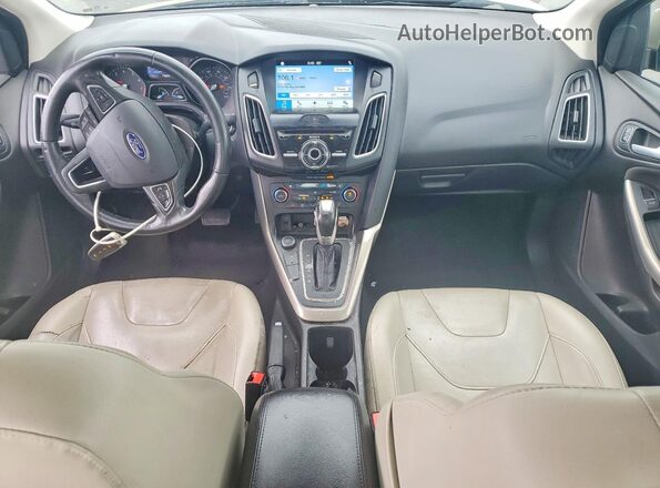 1FADP3J26HL287830 2017 FORD FOCUS Желто-коричневый Вид панели приборов