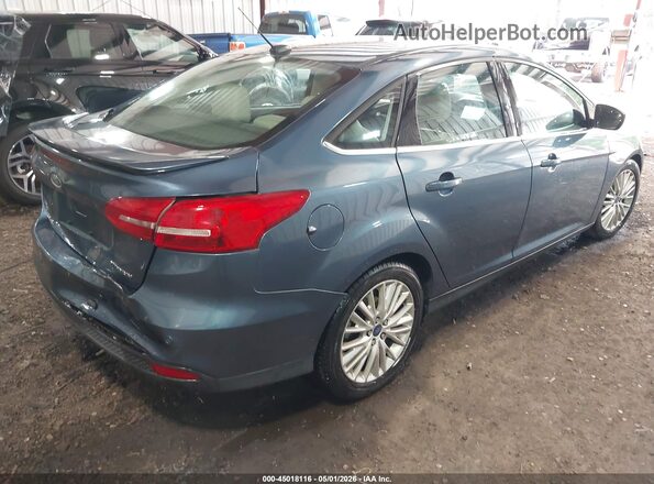 1FADP3J26JL294203 2018 FORD FOCUS Синий Задняя правая четверть