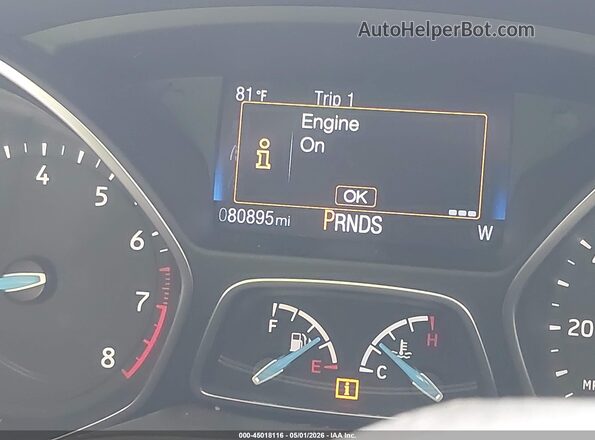 1FADP3J26JL294203 2018 FORD FOCUS Синий 