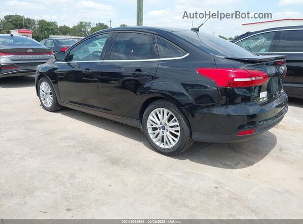 1FADP3J28GL237168 2016 FORD FOCUS Black Trasero izquierdo