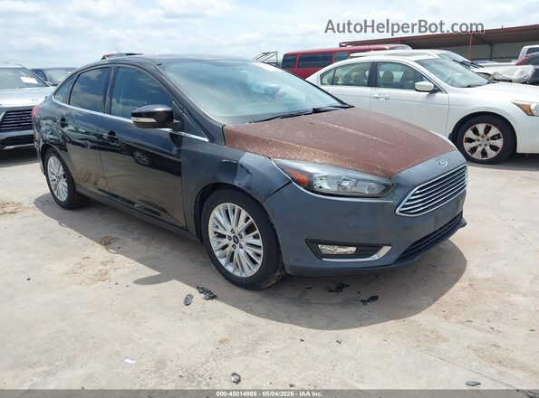 1FADP3J28GL237168 2016 FORD FOCUS Black Delantero derecho