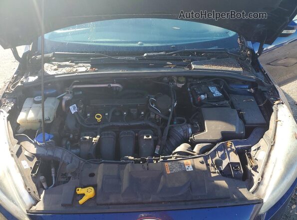 1FADP3J28GL287925 2016 FORD FOCUS Синий Вид задней части салона