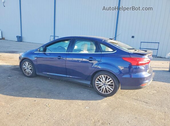 1FADP3J28GL287925 2016 FORD FOCUS Синий Задняя левая четверть