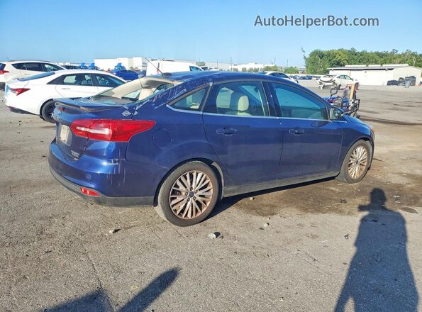 1FADP3J28GL287925 2016 FORD FOCUS Синий Задняя правая четверть