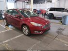 2017 Ford Focus Titanium Burgundy vin: 1FADP3J29HL325602