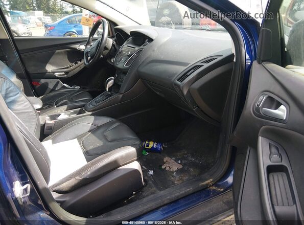 1FADP3K20GL205538 2016 FORD FOCUS Синий Вид салона спереди
