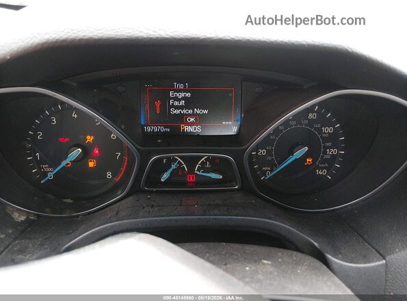 1FADP3K20GL205538 2016 FORD FOCUS Синий Вид задних сидений
