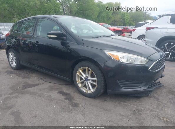 1FADP3K20GL255615 2016 FORD FOCUS Черный Передняя правая четверть